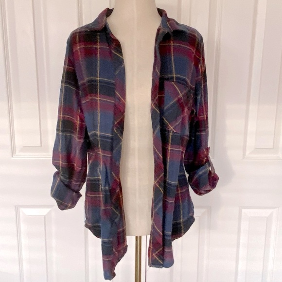 Large Multi Color Flannel - Picture 1 of 5